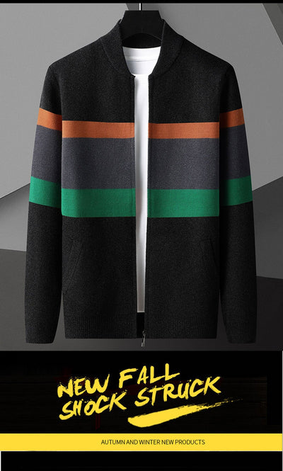 Cardigan Tejido para Hombre - Abrigo Versátil Primavera y Otoño - Image 11