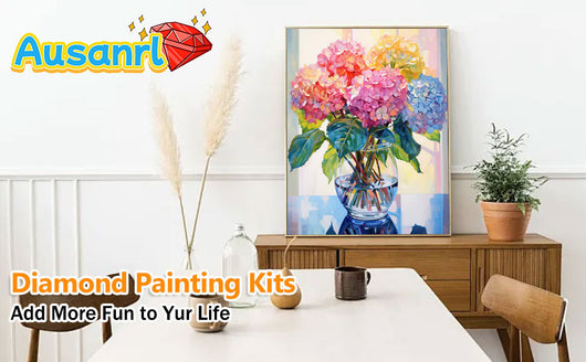Kit de Arte Diamante Flor Hortensia Fashion - Image 16
