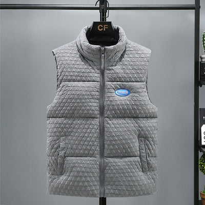 Chaleco de Algodón Acolchado para Hombre - Cuello Alzado Invierno - Image 10