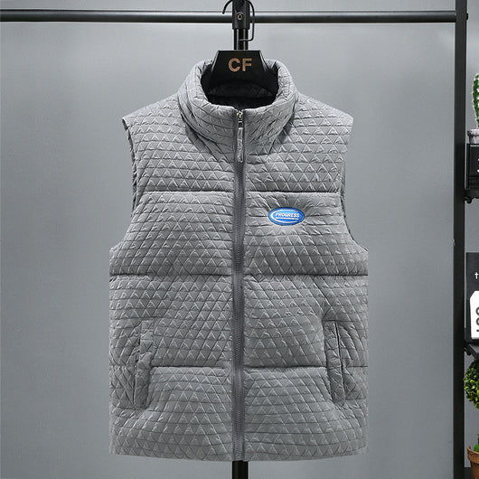 Chaleco de Algodón Acolchado para Hombre - Cuello Alzado Invierno - Image 10