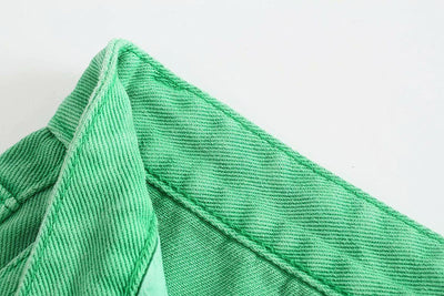 Jeans Rectos Cintura Alta Versátiles Efecto Mopping - Image 22
