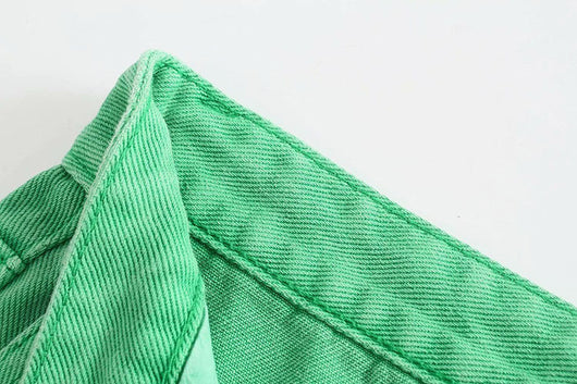 Jeans Rectos Cintura Alta Versátiles Efecto Mopping - Image 22