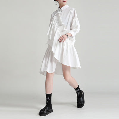 Falda Camisera Midi de Diseño Exclusivo y Estilo Oscuro - Image 7