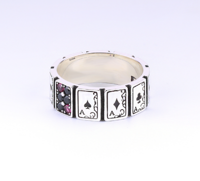 Anillo Clásico Poker Plata 925 Esterlina - Image 10