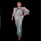 Vestido de Danza Completo con Flecos de Diamantes para Presentaciones
