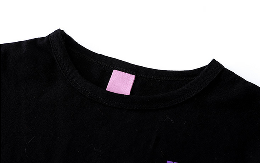 Blusa Infantil Estilo Coreano Suelta con Estampado Doble Capa - Image 7