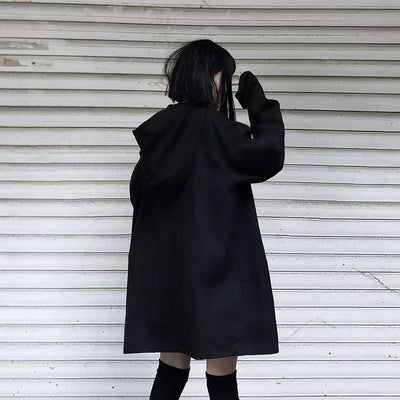 Abrigo Holgado con Capucha para Mujer - Estilo Urbano - Image 3