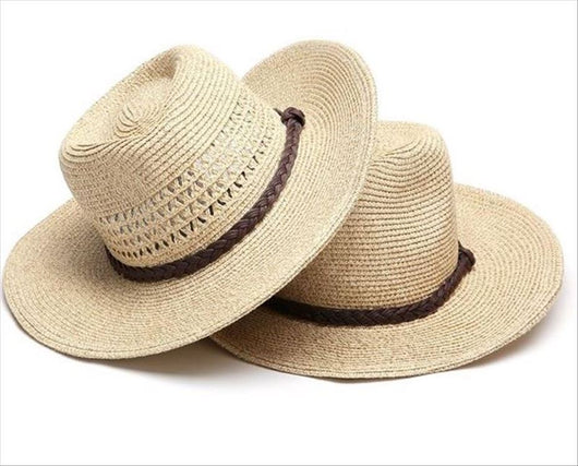 Sombrero de Paja Plegable con Ala Ancha para Hombre - Protección Solar Perfecta - Image 2