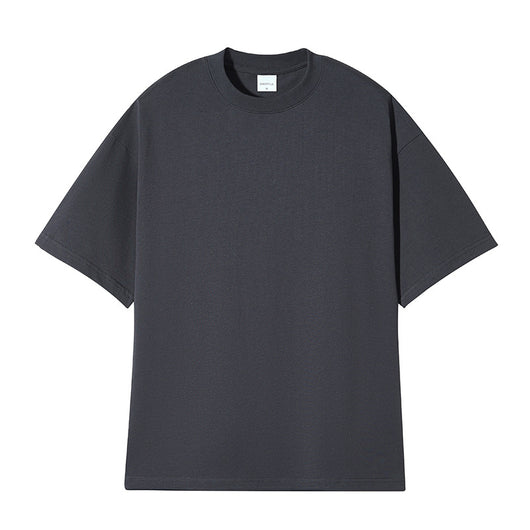 Men's basic short sleeve t-shirt in a solid teal color, featuring a comfortable crew neck and relaxed fit. - Image 6