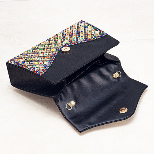 Bolso de Banquete Retro Europeo con Incrustaciones de Diamantes - Elegancia de Lujo - Image 9