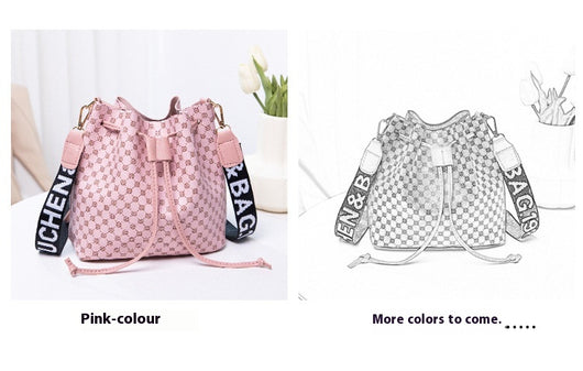Bolso Bucket de Cuero PU Multicapa para Mujer - Bolso Crossbody Elegante y Versátil - Image 19