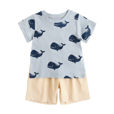 Traje de Verano para Niño con Diseño de Animales Cartoon - Image 7