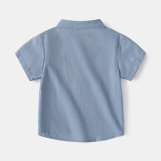 Playera Cuello V Manga Corta para Niño - Image 11