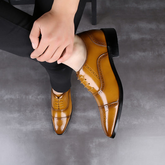 Zapatos de Cuero Puntiagudos para Hombre - Image 7