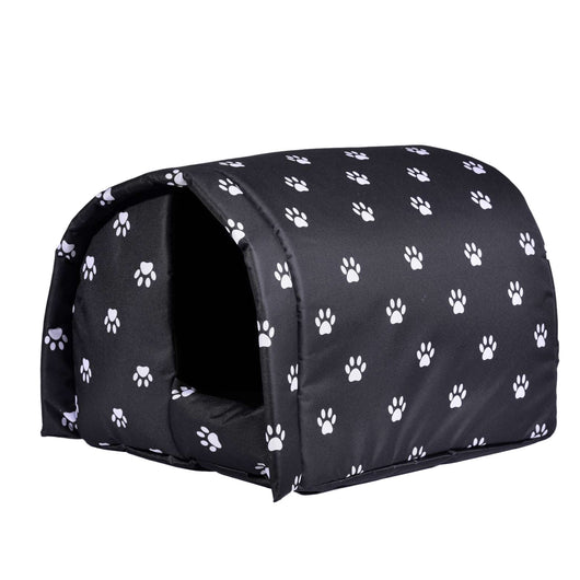 Casa para Gatos de Exterior con Tela Oxford Impermeable y Protección Solar - Image 6