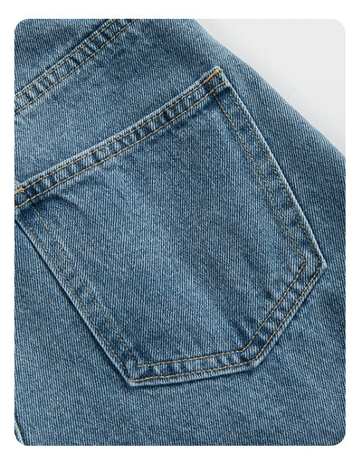 Shorts de Mezclilla Cintura Alta con Efecto Rizado - Image 7
