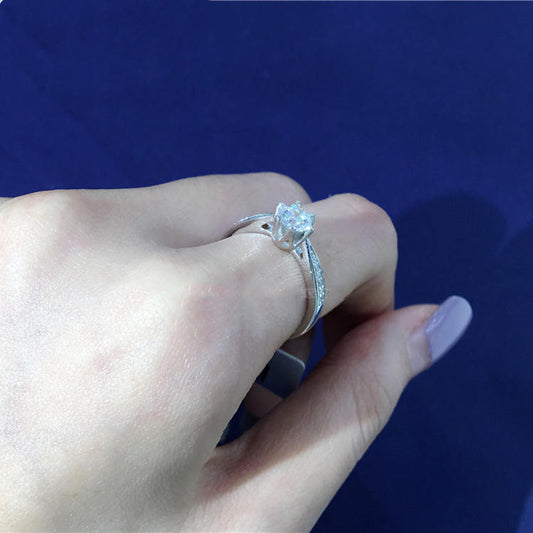 Anillo de Plata 925 con Microincrustaciones para Novia - Image 2