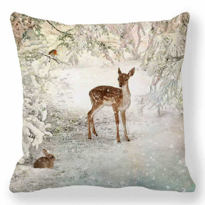 Funda de Almohada Estilo Navideño con Tecnología Peach Skin Encriptada