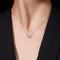 Korean Version Of Simple Butterfly Hollow Clavicle Chain Necklace Plateado S925