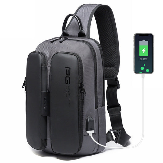 Bolso Bandolera Coreano para Hombre de Un Hombro - Image 9
