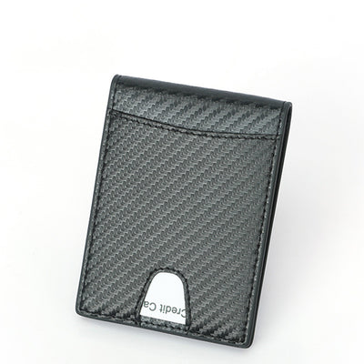 Billetera para Hombre con Textura de Fibra de Carbono - Image 7