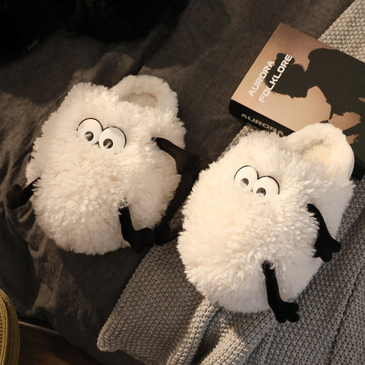 Pantuflas de Algodón para Mujer con Diseño Creativo