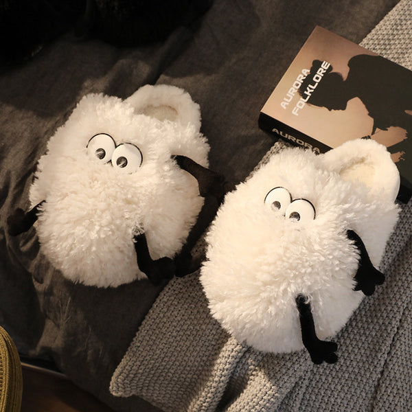 Pantuflas de Algodón para Mujer con Diseño Creativo