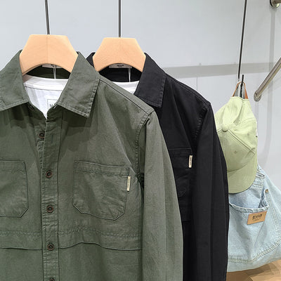 Camisa Manga Larga con Costuras de Diseño Premium para Hombre - Image 3
