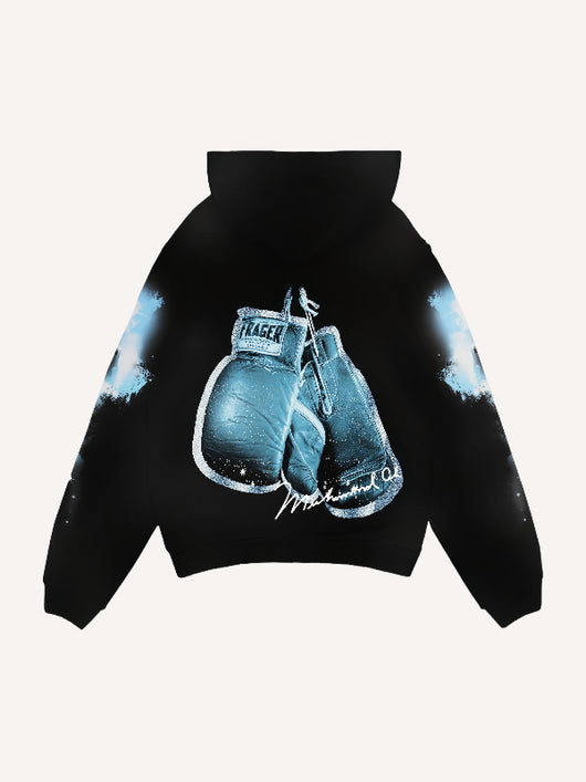 Sudadera Estampada Casual con Capucha para Hombre - Image 3