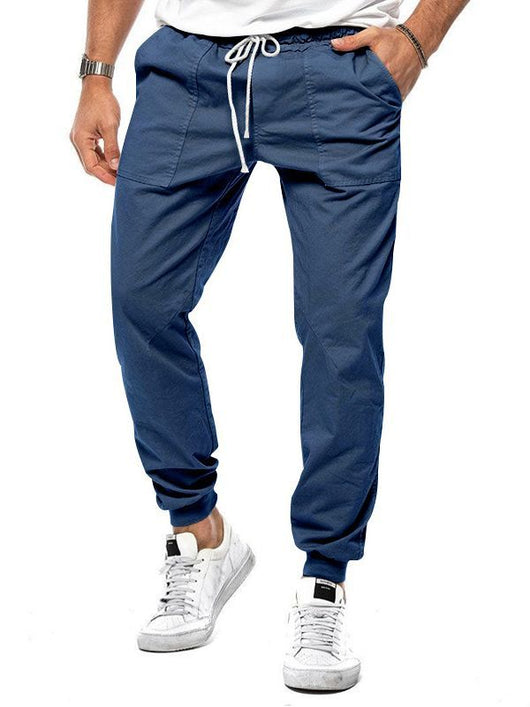 Pantalones Casuales Hombre Primavera Otoño Ajuste Relajado Deportivos - Image 4