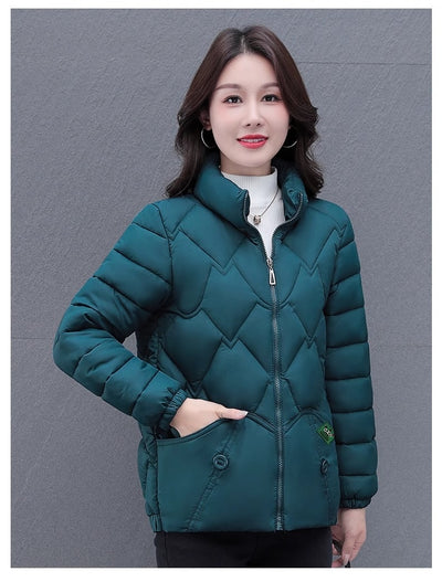 Abrigo Acolchado Premium con Plumón para Mujer - Invierno Cálido - Image 9