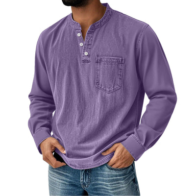 Playera de Manga Larga con Botones para Hombre Joven - Image 15