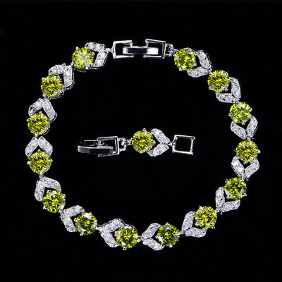 Pulsera de Circonia Cúbica AAA con Diamantes - Brillo Cristal Blanco Eterno - Image 10