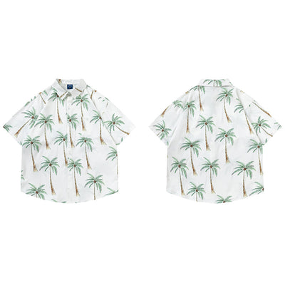Camisa Hawaiana Suelta de Manga Corta para Hombre - Image 9