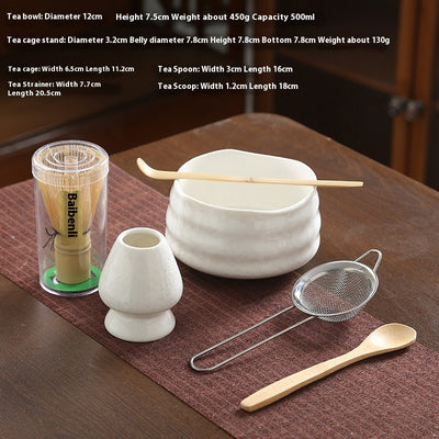 Juego de Té Matcha Kung Fu Estilo Japonés con Acabado Cristalino - Image 19