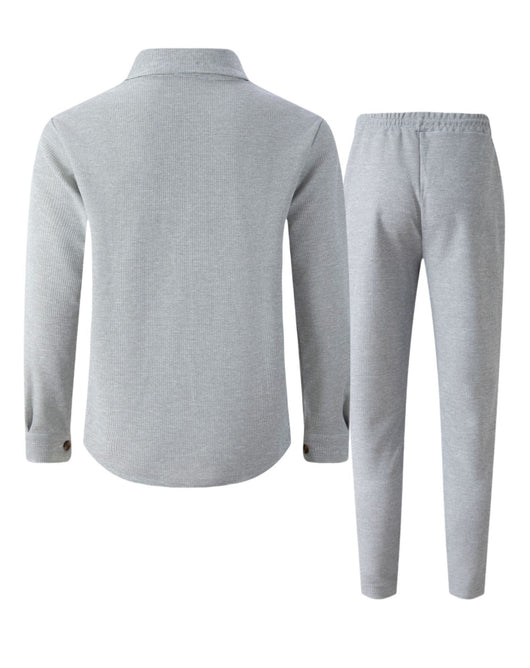 Pantalón Casual de Algodón Texturizado para Hombre - Image 14
