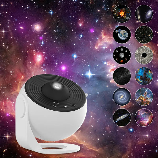 Proyector Galaxia 360° - Lámpara Planetario Rotativa para Dormitorio Infantil