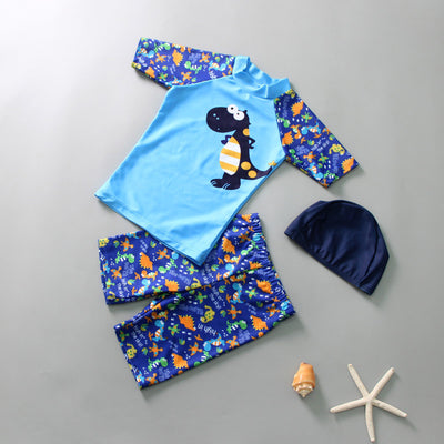 Traje de Baño Protector con Estampado Infantil