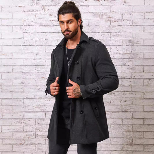 Abrigo de Lana para Otoño e Invierno - Diseño Elegante y Versátil
