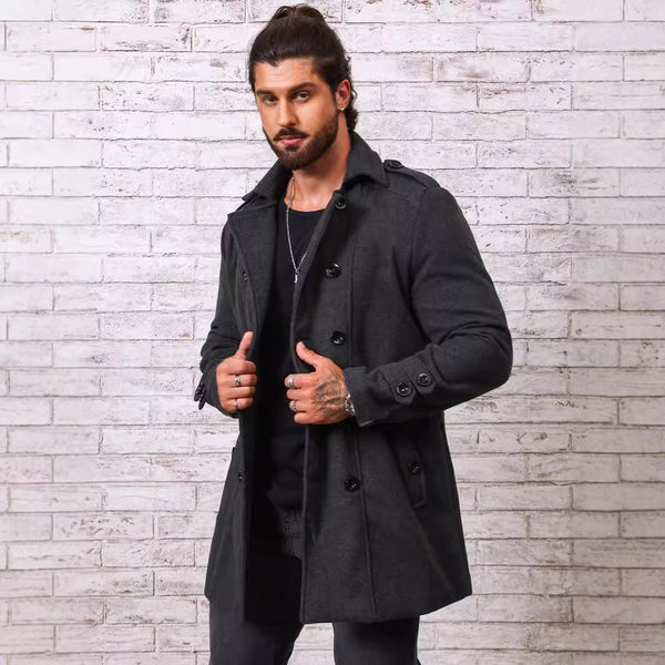 Abrigo de Lana para Otoño e Invierno - Diseño Elegante y Versátil