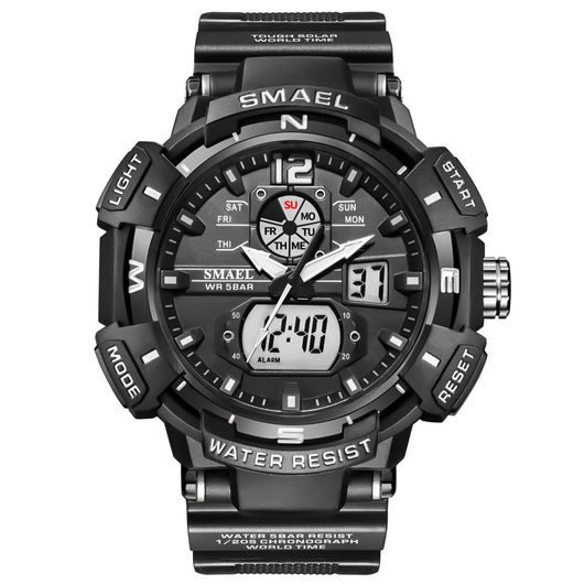 Reloj Cronógrafo Deportivo con Alarma y Luz Nocturna para Hombre - Image 3