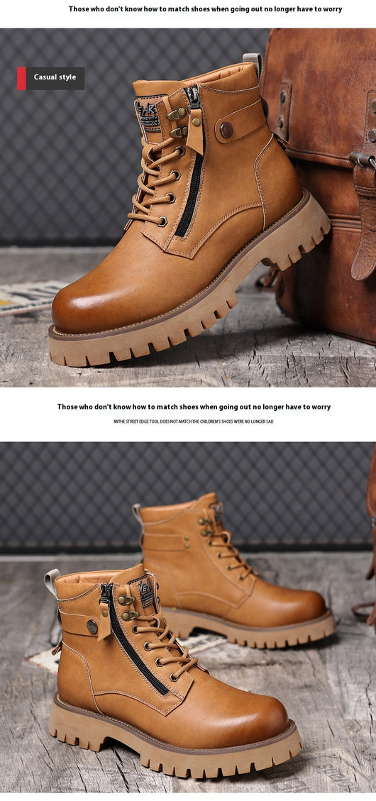 Botas Altas de Terciopelo Térmicas con Aumento de Altura - Image 12