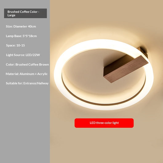 Lámpara de Techo LED Minimalista Nórdica para Recibidor y Entrada - Image 22