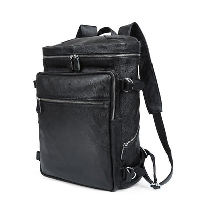 Bolsa para Laptop de Cuero Crazy Horse 16 Pulgadas - Gran Capacidad Estilo Retro - Image 6