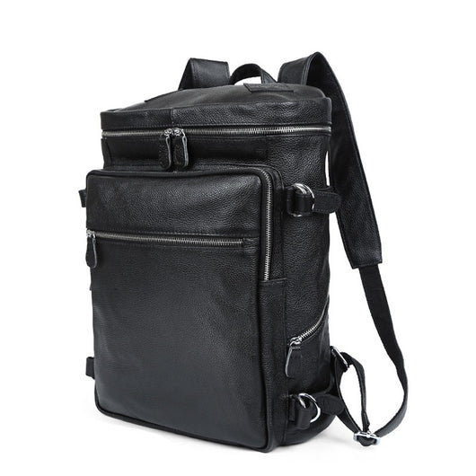 Bolsa para Laptop de Cuero Crazy Horse 16 Pulgadas - Gran Capacidad Estilo Retro - Image 6