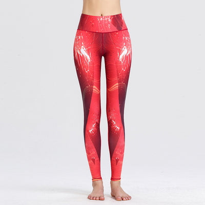 Pantalones de Yoga Estampados de Secado Rápido - Image 8
