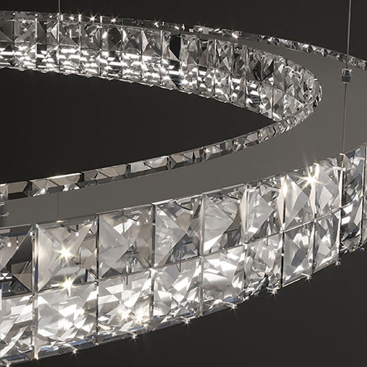Lámpara de Araña LED Cristal Lujo Moderno Minimalista - Image 6