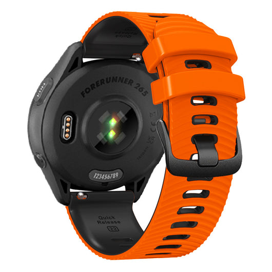 Correa de Silicona Bicolor con Efecto Agua para Reloj Inteligente 22mm - Image 5