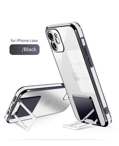 Funda Transparente con Soporte Electroplateada de Protección Total - Image 9