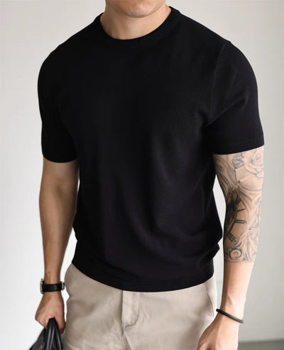 Playera de Trabajo Casual con Cuello Alto Refinado - Image 7
